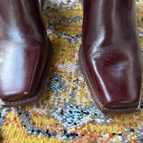 Vince Camuto Women's Sangeti 2 Wide Calf High Boots Dark Mahogany Size 8 - Picture 8 of 15